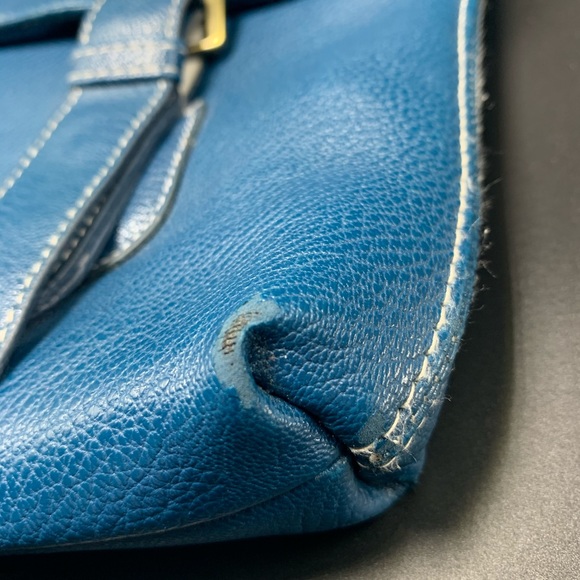 Faux leather satchel bag - Picture 13 of 15